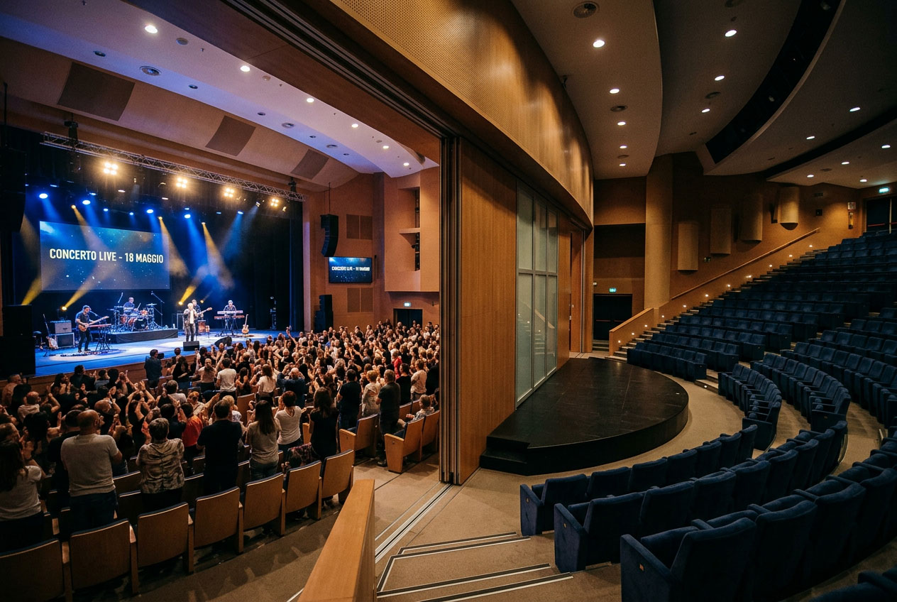 Pareti manovrabili per auditorium
